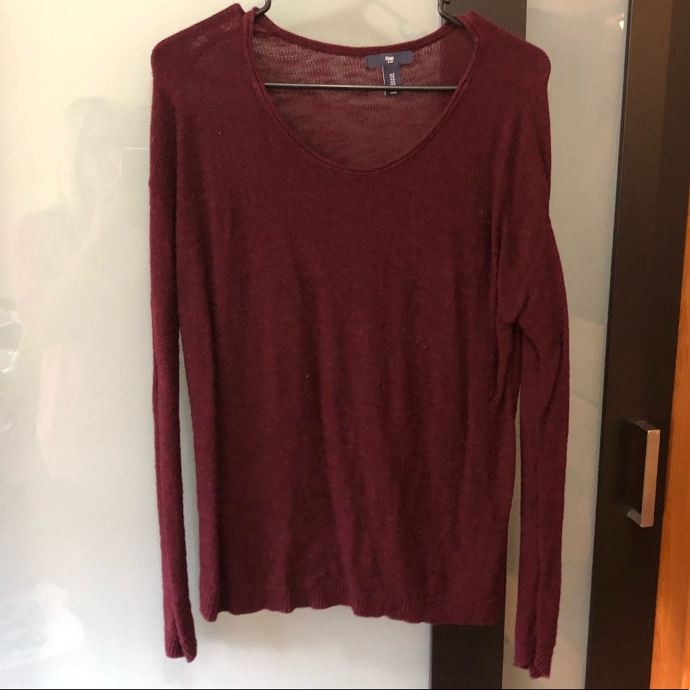 GAP maroon sweater